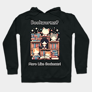 Library Kittens quote funny sayings Hoodie